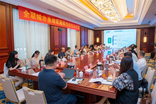 由集團(tuán)承辦的全聯(lián)城市基礎(chǔ)設(shè)施商會(huì)四屆三次會(huì)長辦公會(huì)議在濰坊成功召開